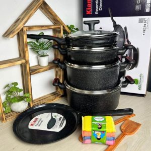 Kiam 9 Pcs Cooking Set Essentials Die Casting